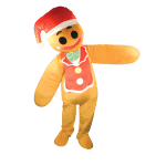 Gingerbreadman mascot